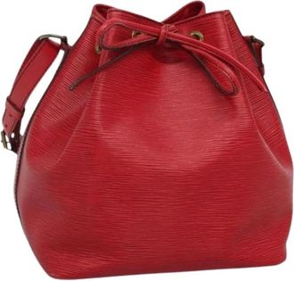 Louis Vuitton Pre-owned Bucket Bags, female, Red, Size: ONE SIZE Pre-owned Bucket Bag
