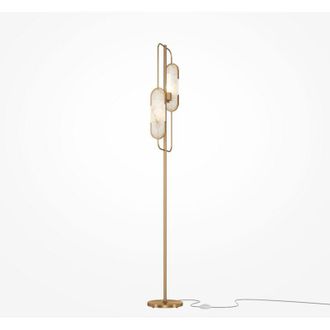 Maytoni Marmo L&aacute;mpara De Pie Moderna 2 Luces Oro G9 - Maytoni