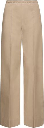 Moncler WOMENS OPEN CUFF TROUSERS Size: 42, colour: BEIGE