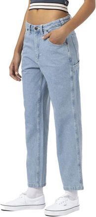 Dickies Ellendale Denim Broek - Dames - Regular Fit Jeans - Blauw - L/Xl - Denim - Jeans
