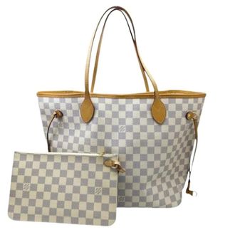 Louis Vuitton Pre-owned Tote Bags, female, Multicolor, Size: ONE SIZE Pre-owned Damier Azur Tote Bag