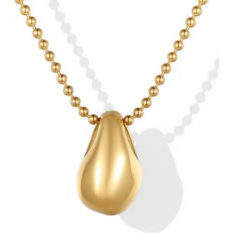 Mantra Calm Stone Necklace in Gold at Nordstrom