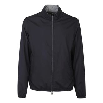 Herno Light Jackets, male, Blue, Size: 2XL Reversible Jacket