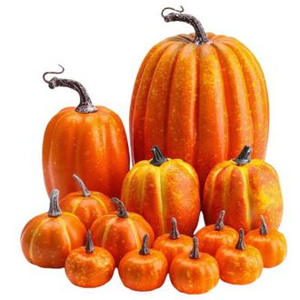 OEM Conjunto De Adornos De Calabaza Hechos En Color Amarillo