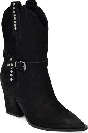 Nine West Weslie Western Boot in Black at Nordstrom, Size 9.5