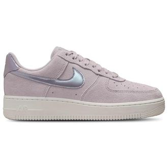 Nike Womens Air Force 1 07 LE Low - Basketball Shoes Platinum Violet/Summit White/Light Violet Ore Size 10.0