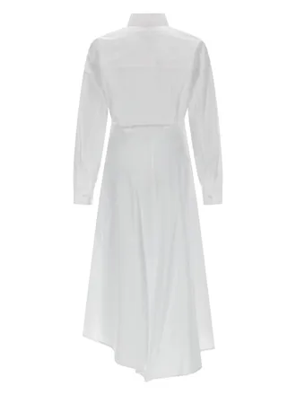 Msgm Pareo Wrap Skirt Dress - White
