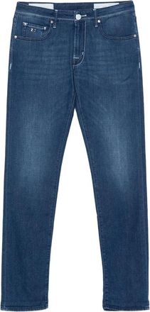 Sartoria Tramarossa Logo-patch Slim Jeans