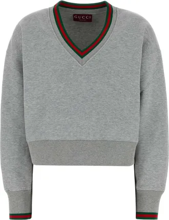 Gucci Grey Cotton Blend Sweatshirt