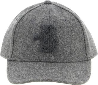 Ballantyne Baseball Cap - Heren - Petten - Grijs - ONE Size - Wol - Accessoires