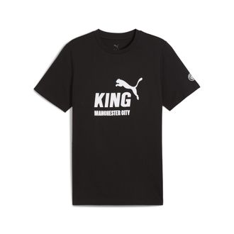 Puma Manchester City King Logo Tee - Unisex - Black - XX-Large
