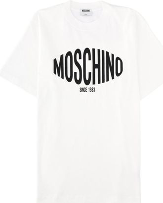 Moschino White Crew Neck T-Shirt