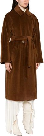 Marella Cappotto doppiopetto Mllstarna - - Coats - Donna - Marrone - M