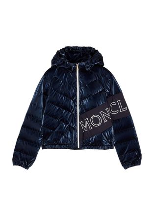 Moncler Kids Quilted Shell Jacket, Jacket, Quilted Kids Jacket - Navy