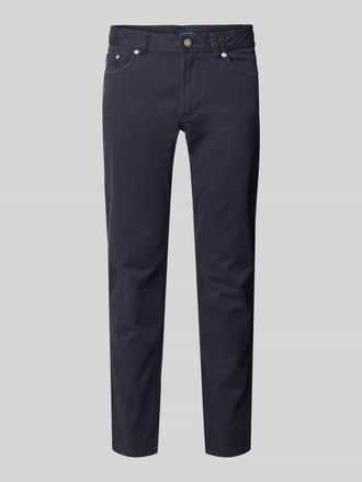 Christian Berg Hose im 5-Pocket-Design in Marine, Größe 31/34