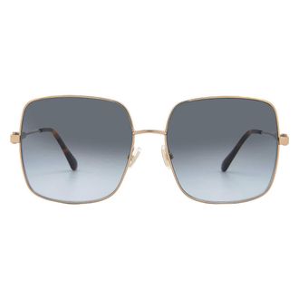 Jimmy Choo London Grey Shaded Square Ladies Sunglasses LILI/S 0000/GB 58