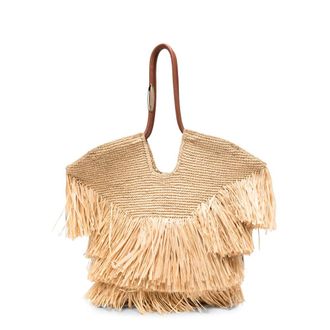 Zimmermann Medium Goldentime Fringe Tote Bag