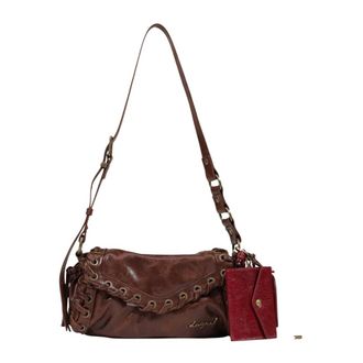 Desigual Tas Galaxy Zarauz Cho - Dames - Tassen - Bruin - Maat: ONE Size Zijde