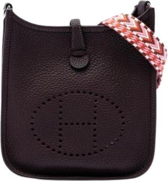 Herm&egrave;s Pre-owned Evelyne I Cross Body Bag - Dames - Vintage Schoudertas - Bruin - ONE Size - Leer - Vintage