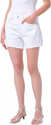 A Gold E Womens Parker Long Short In Marshmallow