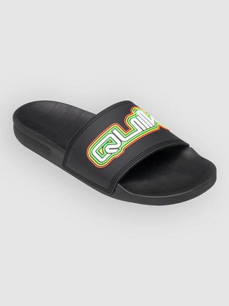 Quiksilver Rivi Wordmark Slide II Sandalen schwarz