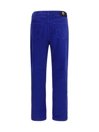 Versace Garment-Dyed Corduroy Jeans - Blue