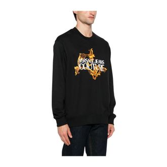 Versace Jeans Couture Hombre, Sudaderas, Negro, Talla: XL