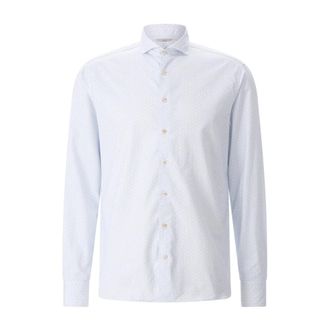 Stenstr&ouml;ms Formal Shirts - Heren - Zakelijke Overhemden - Blauw - XL - Katoen - Overhemden