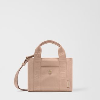 Furla Duna Borsa Shopping S Anemone Pink Rosa Tessuto Canvas Donna