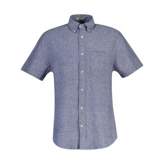 GANT Heren, Overhemden, Blauw, Maat: XL Katoen