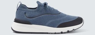 Brunello Cucinelli Techno knitted sneakers