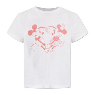 Re/Done T-Shirts, female, White, S, Printed T-Shirt