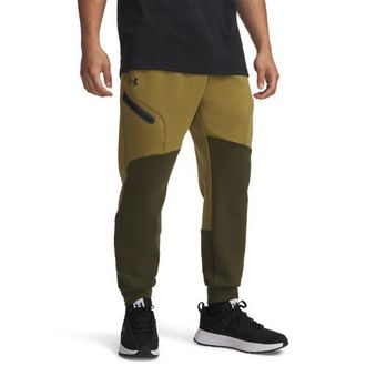 Under Armour Mens Unstoppable Fleece Joggers - Expedition Green/Black Size 3XL