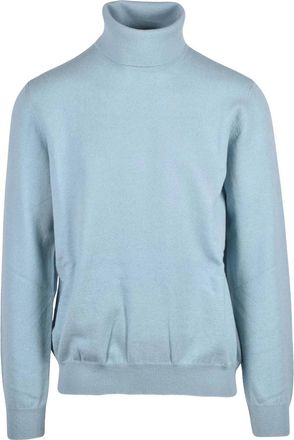 Alpha Studio Cashmere Turtleneck Sweater With High Neck Design