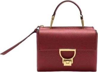 Coccinelle Arlettis Handtas - Dames - Handtassen - Rood - ONE Size - Leer - Tassen