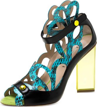 Nicholas Kirkwood Sandali in pelle 100mm Pre-owned - Nero