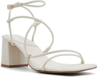Aldo Harmonni Ankle Strap Sandal in White at Nordstrom, Size 6.5