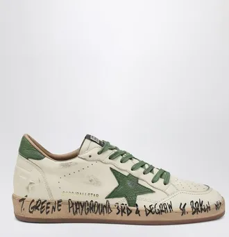 Golden Goose Sneaker Ballstar white/green