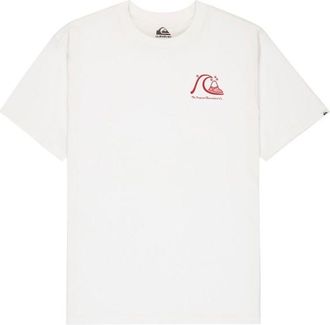 Quiksilver Evo Original BS S/S T-Shirt f&uuml;r Herren | wei&szlig;