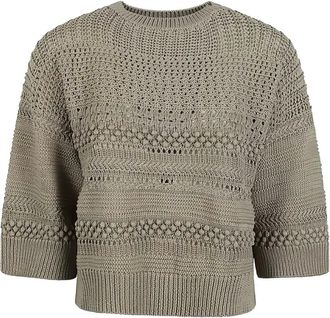 Fabiana Filippi Maglione crop traforato - Toni neutri