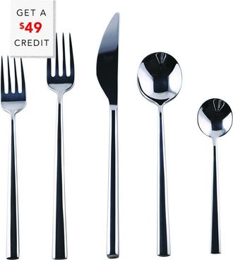 Mepra 20Pc Flatware Set With $49 Credit