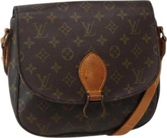 Louis Vuitton Pre-owned Vintage Canvas Cross Body Bag - Dames - Vintage Schoudertas - Bruin - ONE Size - Vintage