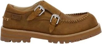 Moschino Schoenen, Heren, Bruin, 40 EU, Leer, Derby Schoenen in Verouderd Kalfsleer