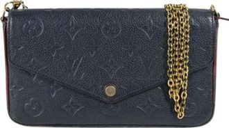 Louis Vuitton Pre-owned Vintage Crossbody Tas - Dames - Vintage Schoudertas - Blauw - ONE Size - Vintage