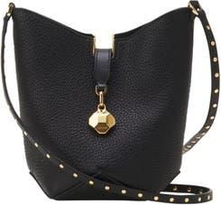 Lanvin Catch Nano By Lanvin Leather Bucket Bag in Black at Nordstrom
