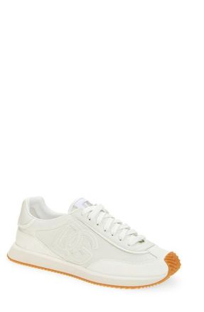Dolce & Gabbana DG Cushion Sneaker in Bianco/Bianco at Nordstrom, Size 10Us
