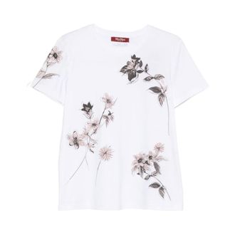 Max Mara T-Shirts, female, White, Size: M T-Shirts