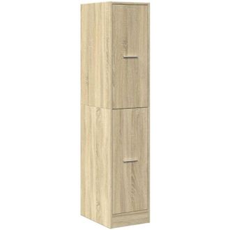 vidaXL Armario botiquín madera ingeniería roble Sonoma 30x41x144,5 cm Vidaxl