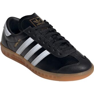 adidas Hamburg Sneaker in Black/White/Gum at Nordstrom Rack, Size 10.5
