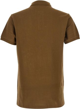 Polo Ralph Lauren Mens Polo Shirt Brown Cotton T-Shirts And Polos